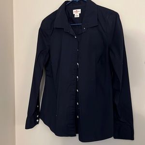 J. Cree Navy Button Down